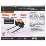 Pallet Fork Hydraulic Adjustable WOLVERINE	 PFA-11-3300G