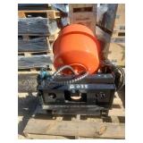 SD Lanch Unused Mini Skid Mixing Drum
