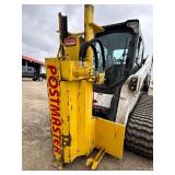 Postmaster Weighted Skid Steer Post Pounder