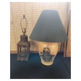 Crock lamp & Nautical lamp