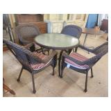 Wicker table set