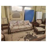 Rattan patio set