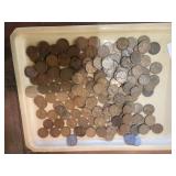 Over 150 Wheat pennies