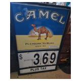 Camel sidewalk sign 