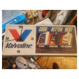 Valvoline clock 