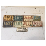 Motorcycle license plates