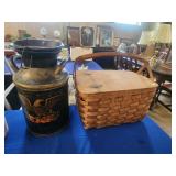 Milk can & Basket 