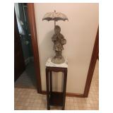 MArble stand & Statue