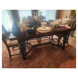 Feudle oak table & chairs