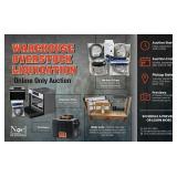 Warehouse Overstock Liquidation Online Only Auction
