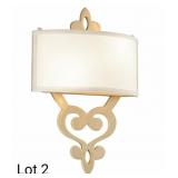 13 inch Polished Nickel Wall Sconce Wall Light