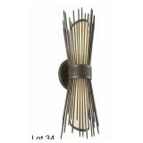 20 Inch Tall 2 Light Outdoor Wall Light