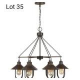 28 inch Mineral Brown Chandelier Ceiling Light