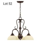 Toasted Sienna Dinette Chandelier Ceiling Light