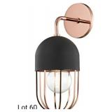 6 inch Polished Copper Wall Sconce Wall Light