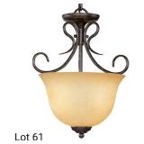 Dual Mount Pendant / Semi-Flush Ceiling Fixture