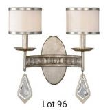 Silver Champagne Leaf Wall Sconce Wall Light