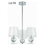 Speranza Collection 3-Light Chrome Pendant