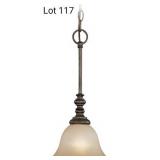 27in Mocha Bronze Mini Pendant Ceiling Light