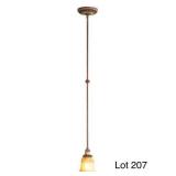 Livex Gold Leaf Accents Mini Pendant Ceiling Light