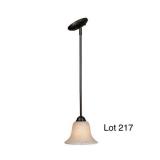 Golden Lighting Rubbed Bronze Mini Pendant
