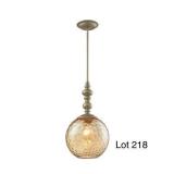 Elk Lighting Aged Silver Pendant Ceiling