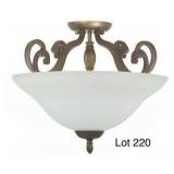 Revolution Three Light Semi Flush Mount