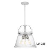 Quoizel Polished Nickel Mini Pendant Ceiling Light