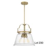 Quoizel Brass Mini Pendant Ceiling Light