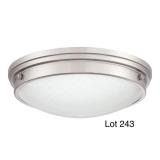 Quoizel Brushed Nickel Flush Mount Ceiling Light