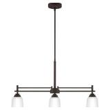 Quoizel Bronze Linear Chandelier Ceiling Light