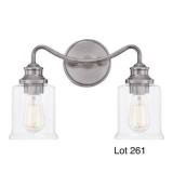 Quoizel Antique Nickel Bath Light Wall Light