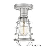 Quoizel Brushed Nickel Semi-Flush Mount Light