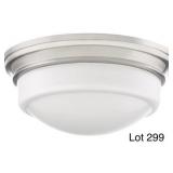 Quoizel Brushed Nickel Flush Mount Ceiling Light
