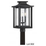 Quoizel Earth Black Outdoor Post Lantern