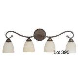 Revolution Vanity 4 Light Venetian Bronze Finish