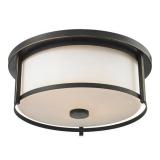 Z-Lite Olde Bronze Flush Mount Ceiling Light