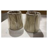 2x Small Lamp Shades