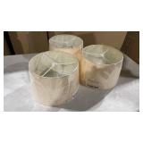 3x Manila Lamp Shades