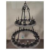 Large 2 Tier Gothic Stlye Chandelier