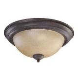14 inch Toasted Sienna Flush Mount Ceiling Light