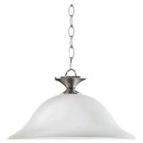 16 inch Satin Nickel Pendant Ceiling Light
