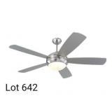 Brushed Steel 52in Ceiling Fan by Monte Carlo