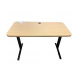 HM 48XW24 TRAINING TABLELIGHT WOOD TOP/ BLACK BASE