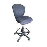 Turnstone adjustable bar height stool. Black