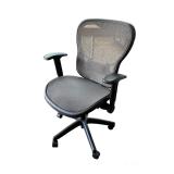 Task chair. All mesh, Grey pattern
