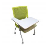 HAWORTH SEMINAR LIME GREEN CHAIR W/ TABLET