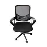 Oversized mesh task chair.
