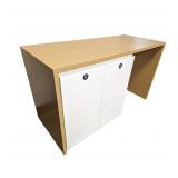 MOBILIA BREAKROOM TRASH/RECYCLE STATION w/ STORAGE