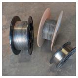 3x Used Spools of Welding Wire